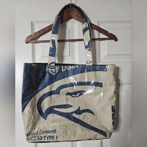 Life Totes Eagle Reusable Recycled Concrete Bag Shopping Tote Purse Handbag
